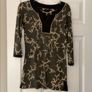 J McLaughlin Mettalic Sweater